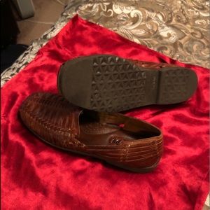 Men’s leather dress shoes.